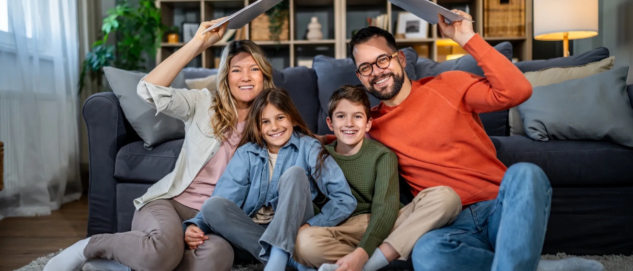 Family at home